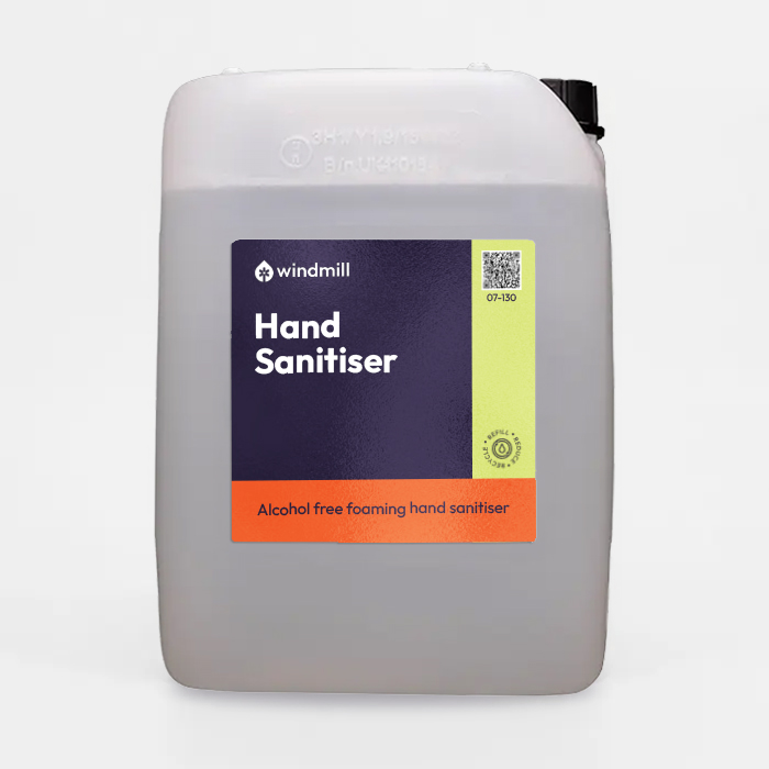 Windmil Hand Sanitiser - Alcohol Free - Foaming - 10L - Windmill Refill